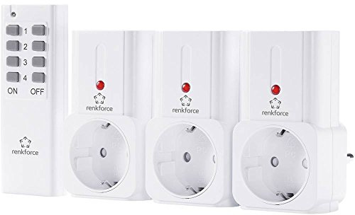 Renkforce Steckdosen-Set 4teilig Innenbereich 3680 W