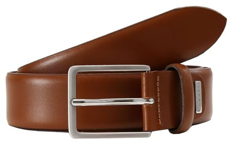 bugatti Herren 37600-0556 Gürtel, per pack Braun (cognac 70), 105|#105|#677 (Herstellergröße: 105)