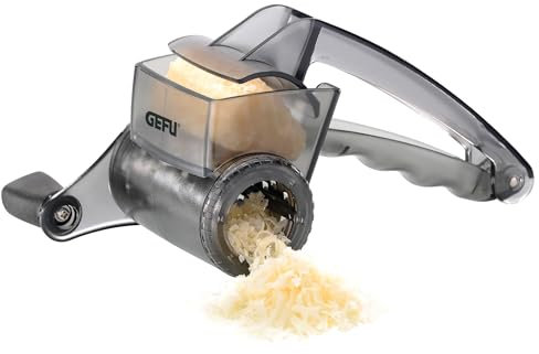 GEFU GE19070 Rullare Multi-Râpes à Tambour Acier Inoxydable Inox 21,2 x 8,80 x 12,5 cm