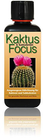 Cactus Focus Fertiliser 300 ml Liquid Fertiliser Concentrate for Cacti Liquid Plant Fertiliser