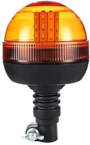 40 Led Gyrophare 12V - 24V Homologué E9 R65 Support Flexible Rotatif 3 Fonctions De Flash Pour Camion Tracteur Fourgon