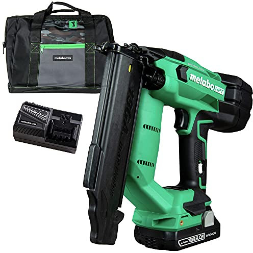 Metabo HPT Chiodatrice senza fili 18V MultiVolt | Include batteria agli ioni di litio da 1-18 V, 3,0 Ah | Accetta chiodi senza testa da 18 GA da 5/8 pollici a 2 pollici | Motore senza spazzole |