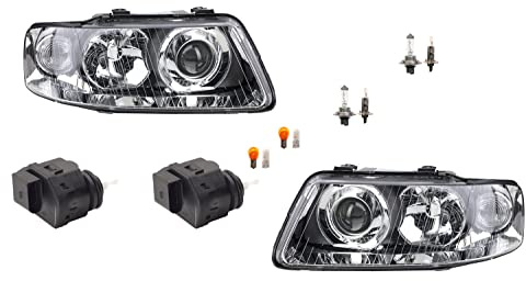 Johns, Scheinwerfer passend für Audi A3 8L 09/00-05/03 Leuch. Links Rechts + Stellmotor
