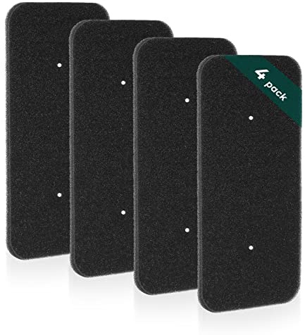 Antoble Filter für Hoover Candy 40006731 Schwammfilter Filtermatte Kondenstrockner | Trockner Wärmepumpentrockner Schaumfilter | 275 x 125 mm (4 Stk)