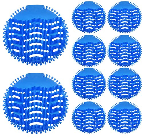 NAVESO Urinal Screens Deodorizer, 10 Packs Urinal Splash Mats, Urinal Screen Deodorizer Mats for Men’s Toilet, Urinal Mats Anti-Splash for Bathroom, Restaurants, Offices, Schools