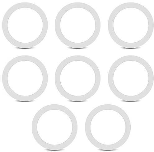 Gasket Seal Ring Replacement for Aluminium Stovetop Coffee Maker Pots 3 Cups & 4 Cups Spare Food Grade Silicone (Better Than Rubber) -8 PACK