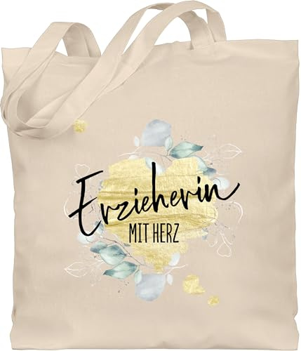 Shirtracer - Baumwolltasche - - Taschen - Erzieherin mit Herz