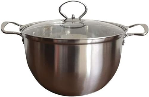 Stockpot Stainless Steel Mirror Polished Stockpot Cookware Rusty Steel Stockpot Home-caliber 22cm