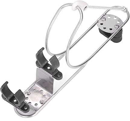 Soporte de Aro Salvavidas de ángulo Ajustable, Soporte de Anillo de Salvavidas de Acero Inoxidable, Fácil Instalación, Resistente a la Fricción, Se Adapta a Aros Salvavidas