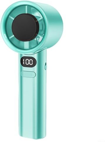 120 High- Small Fan, Handheld Infinitely Variable Small Fan, USB Turbo Handheld Violent Fan (blue)