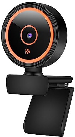 DIGNIFE Cámaras Web, Webcam 1080P Full HD USB Webcam con micrófono USB and Play Videollamada Webcam for PC Computadora Desktop Gamer Streaming, Cámara de computadora(1080p)