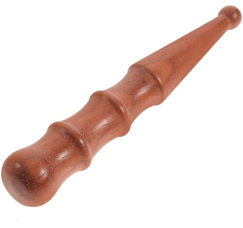 Triggerpunkt Massagegerät aus Annatto als Massagestab | Holzmassage Roller, Arm und Rücken, für Sportler und Einsteiger zur Muskelentspannung