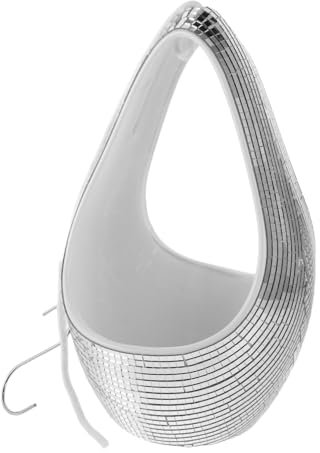 CIYODO Modern Disco Ball Plant Stand Self-watering Hanging Baskets Wall Hanging Plant Vase for Home Decor