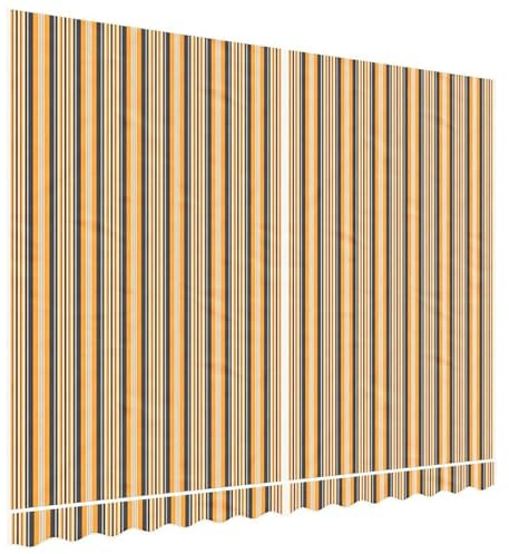 Rivestimento per tende da sole multicolore, 3,5 x 2,5 m, 100% poliestere, con rivestimento in poliuretano, impermeabile e resistente ai raggi UV, per terrazze, balconi e giardini