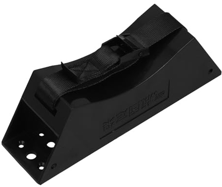 INOOMP Soporte de Cilindro de Gas para Montaje en Pared Soporte para Tanque de 40 litros Estructura de Plástico Resistente Negra para Bombonas de Gas en Laboratorios