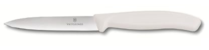 Victorinox | Swiss Classic Gemüsemesser | Weiß | 10 cm Klinge | 1er Set | ideal für präzise Schnitte | ergonomischer Griff | langlebig und vielseitig