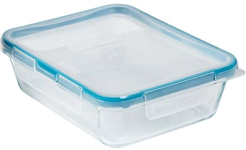 Snapware 6-Cup Total Solution Rectangle Food Storage Container, Glass