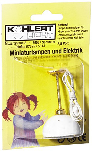 Kahlert Licht 10514 Puppenhauszubehör, weiß, messingfarben