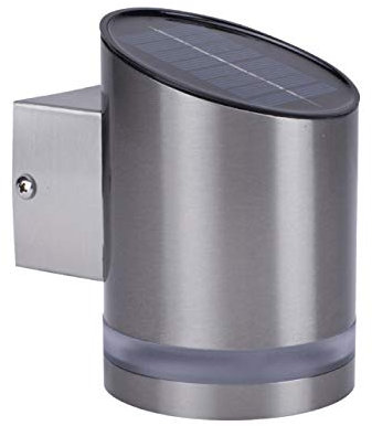 Smartwares GWS-002-DS Wandleuchte für Außen,Solarbetrieb, kabellose LED-Lampe