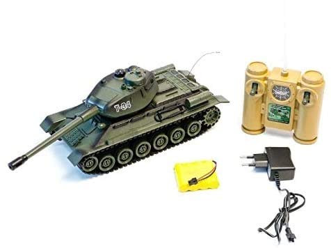 s-idee® Battle Panzer 99809 1:28 mit integriertem Infrarot Kampfsystem 2.4 Ghz RC R/C