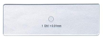 TOP-MAX Mikroskop-Stufenmikrometer POWERTOOL 0,01 mm Mikrometer Kamera Kalibrierung Slide Kalibrieren Lineal für Mikroskop oder Mikroskopkamera