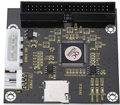 VBESTLIFE Adattatore da SD a IDE, da Scheda di Memoria SD a IDE da 3,5 Pollici SD/SDHC/SDXC/MMC a Adattatore Maschio IDE 40 Pin
