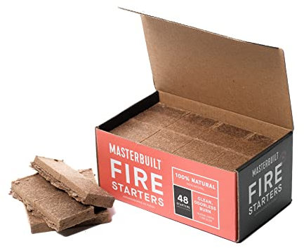 MasterBuilt MB20091521 Lot de 48 Allume-feu, Marron