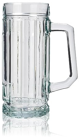 Stölzle Toppglas ölsejdel Gambrinus set med 6 ölmuggar 0,4 liter/stabil ölmugg/ölglas 0,4 liter av soda lime glas/ölrep 0,4 l diskmaskinssäker