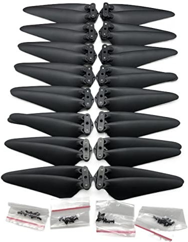 GreeSafety Zubehör für Drohnen for KF101 MAX Spielzeug RC Drone Quadcopter Propeller Requisiten Maple Leaf Wing Ersatzteil Kit Hubschrauber Zubehör (Color : 16PCS)