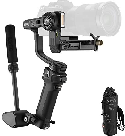 ZHIYUN Weebill 3S Combo [Officiel] Stabilisateur de cardan pour DSLR et Appareil Photo sans Miroir, stabilisateur 3 Axes avec trépied/poignée/Repose-Poignet/lumière/Sac, pour Nikon, Canon, Sony, etc