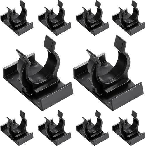 QESSUVNC Heavy Duty Kitchen Kick Board Plinth Clips - 10pcs Kickboard Leg Clips for Kitchen Baseboard - Fits 30-31 mm