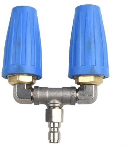 Zoegneer Turbodüse Sprühspitze, Hochdruckreiniger Turbo Düsenspitzen, rotierende Dual-Turbo-Düse Sprühspitze für die Reinigung von Ziegelbeton