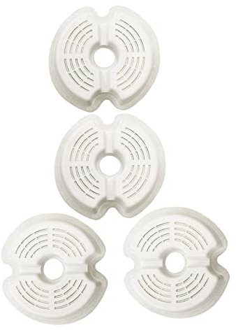 Ipetboom Ersatzfilter Für Trinkbrunnen Für Haustiere 4er-pack Wasserfilter Trinkwasserfilter Für Haustiere Hundebrunnenfilter Katzenbrunnenfilter Ersatzfilter