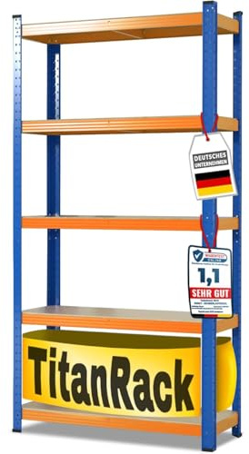 KARAT Estanterías de carga pesada para garaje, sótano, taller - Estantería modular - Estantería de gran luz - Estantería de almacén - Estantería de sótano - Estantería de esquina - Estantería para