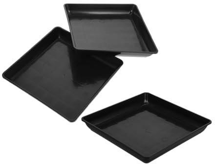 BESPORTBLE 3pièces Soucoupes pour Plantes Intérieur Plateaux pour Pots De Fleurs Bac De Drainage pour Jardinières