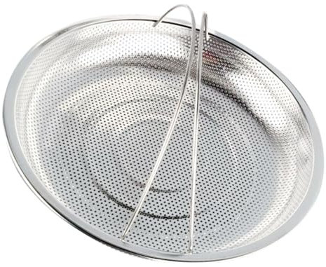 CIYODO Vaporiera Acciaio Inossidabile Manico Contenitore Multifunzionale per Cottura a Vapore di Verdure Uova e Lavaggio Frutta Resistente e Facile da Pulire