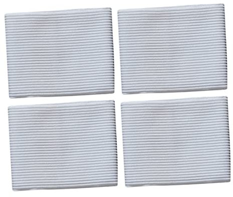 Garneck 8 STK weiße antibakterielle Tücher Geschirrreinigungstücher Wiederverwendbare Reinigungstücher Kitchen Towel küche handtücher lumpen Küchenhelfer Geschirrtücher superfeine Faser