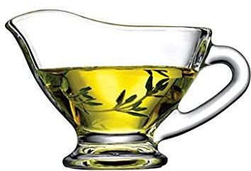 Gravy Boat Small Glass Gravy Boat Coffee Creamer Pitcher/Serving Pitcher/Soy Sauce Pitcher/Creamer Kettle Kitchen Sauce Container(S)