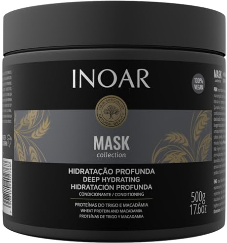 Mascarilla Brasileña Cabello Proteína y Madamia 500g- INOAR