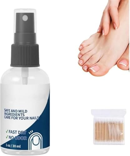 Blinzador Spray fungino, spray per unghie Blinzador, spray antifungino, trattamento fungino per unghie dei piedi, mantiene i piedi freschi e asciutti tutto il giorno, ad azione rapida, ripristina le