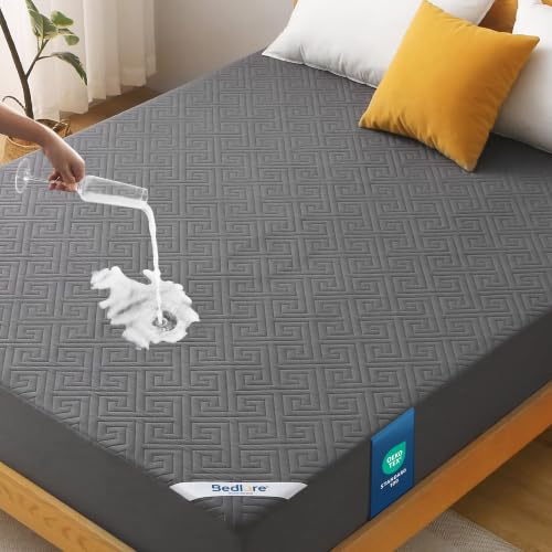 BEDLORE Protège Matelas 140x200 cm Imperméable Certifié Oeko TEX | Alèse Drap Housse en Microfibre Douce, Respirante et Silencieuse, Bonnet 30 cm, Lavable en Machine, Élastique à 360°