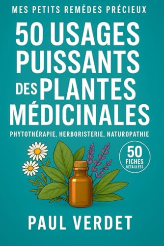 50 usages puissants des Plantes Médicinales. 50 fiches détaillées: Phytothérapie, Herboristerie, Naturopathie