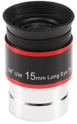 Telescopio 1.25 oculare ultra grandangolare da 68 gradi 6mm 9mm 15mm 20mm oculare del telescopio astronomico(15mm)