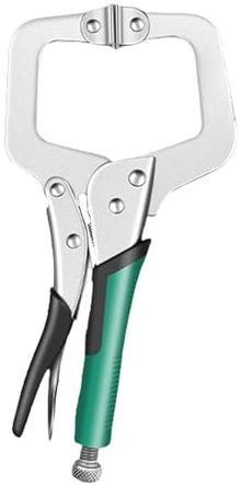 Heavy Duty Locking Clamp Quick Release Clamp Pliers Adjustable Screw Large Opening Clamp for Woodworking Welding