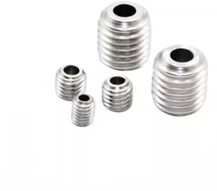 5 piezas de acero inoxidable 304 M4 M5 M6 M8 M10 M12 con orificio pasante hexagonal, hexágono empotrado, cabeza plana, perno sin cabeza, tornillo de fijación (X16MM_M10 HOLE 5MM)