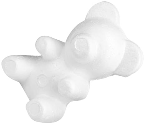 Uonlytech Kit di Decorazione Orso di Gommapiuma Rosa per Progetti Artigianali e Composizioni Floreali Fai da Te per Feste e Matrimoni