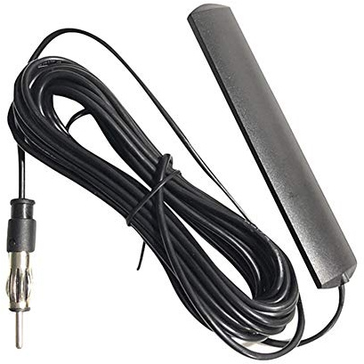 CHICIRIS Car Radio Signal Antenna, 309 Universal FM Radio Antenna 5M Plastic Patch Design, 85 to 112 MHz Stable Reception Easy Adhesive Install for Car Front or Rear Windshield