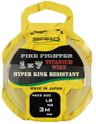 Spro Pike Fighter Titanium Wire 3m - Titanvorfach