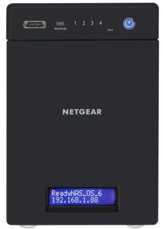 NETGEAR RN31442E ReadyNAS Storage Desktop 4 Slot con 4 Dischi Enterprise da 2TB, 8TB, Serie 300, Nero/Antracite