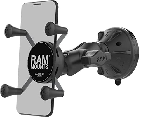 RAM Suction Cup Short Arm Car Mount w/ Universal X-Grip Holder for Cell Phone SmartPhone iPhone
